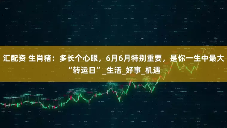 汇配资 生肖猪：多长个心眼，6月6月特别重要，是你一生中最大“转运日”_生活_好事_机遇